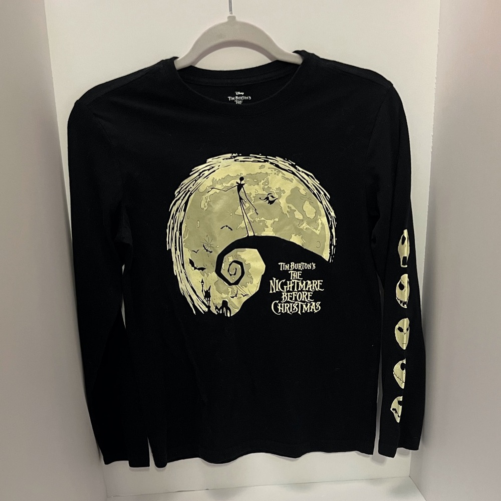 Disney The Nightmare Before Christmas Long Sleeve Tee. size L youth (10/12)